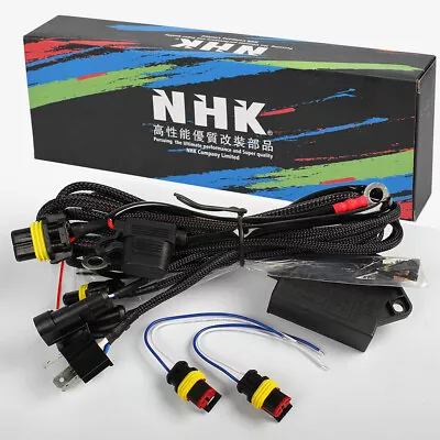 NHK H4 Wiring Harness Fit Bi-Xenon&LED Projector Lens 35W 55W Headlight Retrofit • $12.99