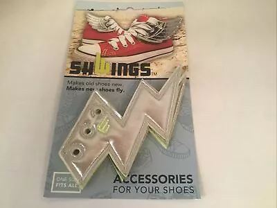 LIGHTNING BOLTS New SHWINGS Shoe Accessory From Loot Crate Wings Sneaker • $7.99