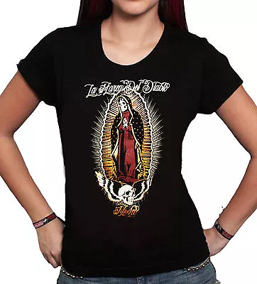 The Devil Brand [the Virgin] Women Rockabella Rockabilly Tattoo Ink T-shirt • $16.12