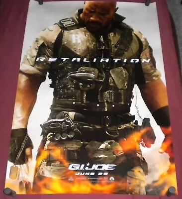G. I. Joe Retaliation  Movie Poster 27x40 D/S   Dwayne Johnson   D. J. Coltrona • $19.99