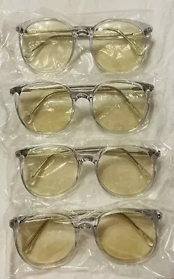 NOS Lot Of 4 VINTAGE Hipster Eyewear Frames 80s Retro Unisex Rad New Old Stock • $24.99