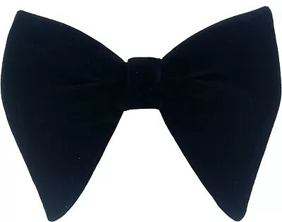 Men's Velvet Bow Ties Pre-Tied Oversized Bowtie Formal Tuxedo Butterfly Big Bow • $21.24