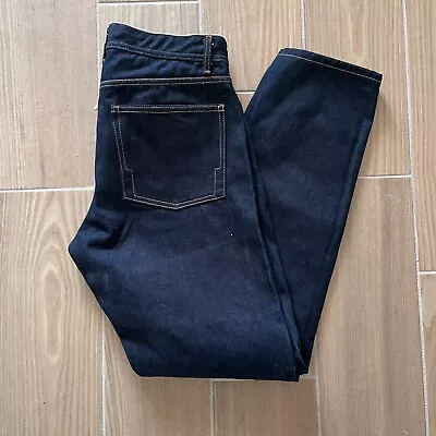 ROKOTOFF Japanese Fabric Selvedge Jeans Men's SIZE 34X36 Blue Denim MADE IN USA • $74.95