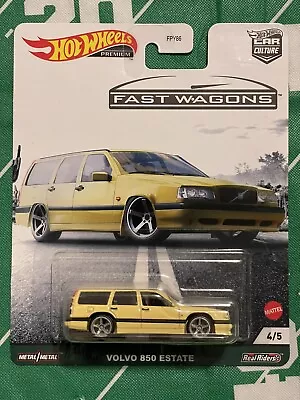 Hot Wheels Premium Car Culture Fast Wagons #4/5 Volvo 850 Estate -1/64- • $9.98