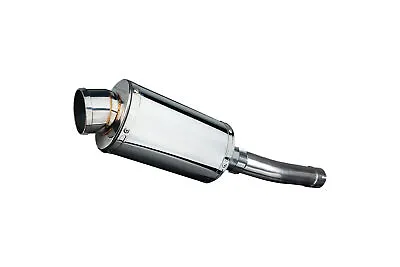 Delkevic Slip On Suzuki GSX-R600 SS70 9  Stainless Oval Muffler Exhaust 04 05 • $229.99