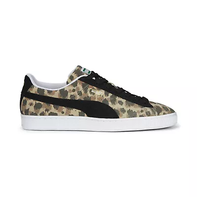 Puma Suede Animal 39110801 Mens Black Suede Lifestyle Sneakers Shoes • $71.99