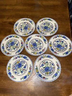 (7) Mason's Plantation Colonial Regency Bread & Butter Plates 5 3/4   VG To EC • $55.09