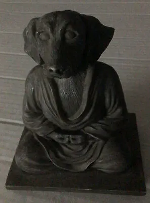 Accoutrements Buddy  Dog Book End  1996 Zen Meditation Figurine • $18
