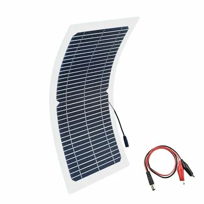 $46.50 • Buy Solar Panel Kit Transparent Semi Flexible Monocrystalline Cell DIY Module Device