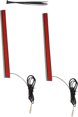 Custom Dynamics 12  Universal Motorcycle Plug N Play Red LED Rear Plasma Rods • $199.95