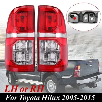 Pair LH+RH Tail Lights Rear Lamp For Toyota Hilux SR SR5 2005-2015 KUN16 GGN25 • $51.99