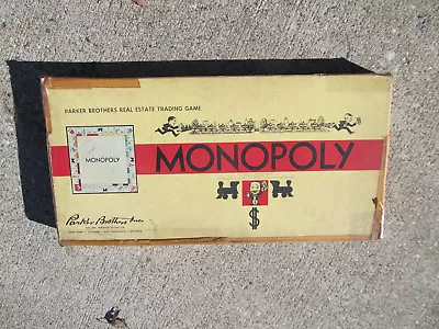 Monopoly VINTAGE Made In The USA Rare Mid Century Parker Brothers Game  • $39.99