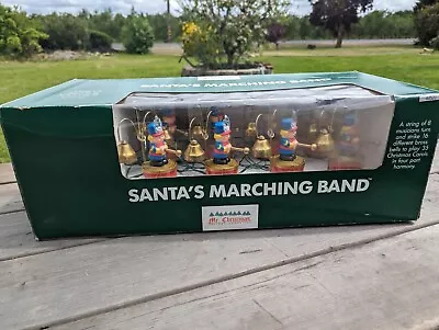 Mr Christmas Santa's Marching Band 8 Figures Bells 35 Songs • $90