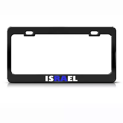 ISRAEL FLAG COUNTRY Metal License Plate Frame Tag Holder • $17.99