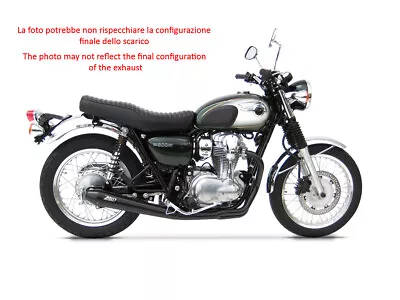 Exhaust Zard Conical Stainless Steel Ceramic Racing Kawasaki W 800 10-17 • $1908.17