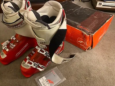 Nordica Speedmachine 130 Ski Boots Size 270mm - Red And White • $99