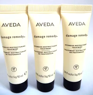 £9.99 • Buy AVEDA Damage Remedy Intensive Restructuring Treatment 30ml NEW In 3x10ml Tubes