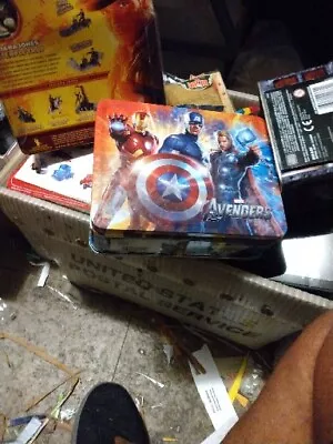 Tin Box Company 2012 Marvel The AVENGERS Metal Lunchbox  Never Used Has Scratch • $9