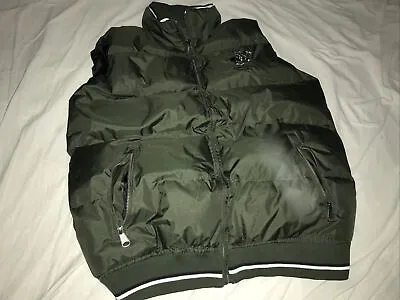 Beverly Hills Polo Club Men's Puffy Bubble Vest Size Medium Olive Green • $22