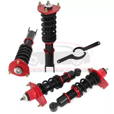 For 2004-11 Mazda RX-8 Coilovers Shocks Struts Suspension Adj Height Red Kits • $276.15