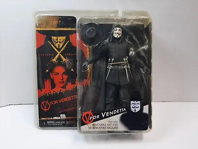 V For Vendetta : NECA Action Figure                   ( BW ) • $73.15