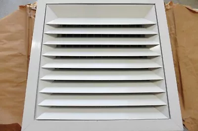 Grill Damper Vent Diffuser Aluminum White Neck=12x12  Face=18x18 MIS1D5 Adjust • $119.25