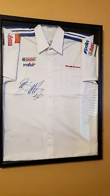 Marco Simoncelli Hand Signed Honda Gresini Pit Shirt  • $4258