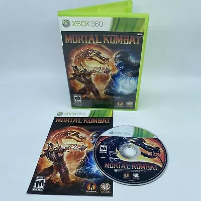 Mortal Kombat CIB (Xbox 360 2011) Complete TESTED MK • $13.49