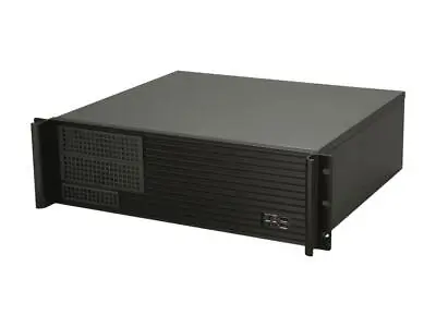 IStarUSA D-313SE-MATX Black Aluminum / Steel 3U Rackmount Compact Industrial Cha • $134.99