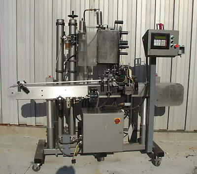 Label-Aire Model 2111CD Blow-On Pressure Sensitive Labeler Used • $3950