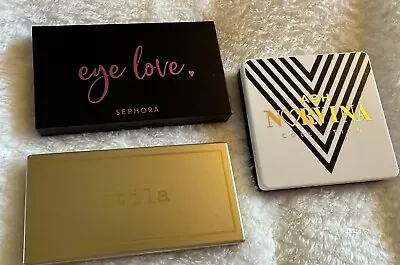 Stila Sephora And Nirvana Eyeshadow Palette Lot Of 4 NEW • $15