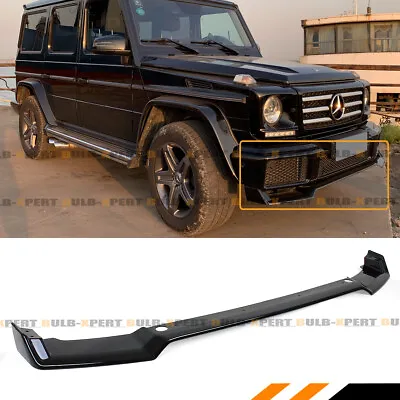 For 2016-18 Mercedes Benz G550 G500 W463 Black Front Bumper Lip Spoiler Body Kit • $142.99