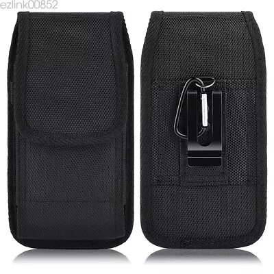 Nylon Cell Phone Holster Vertical Pouch Holster Belt Clip Bag Case Cover • $12.99