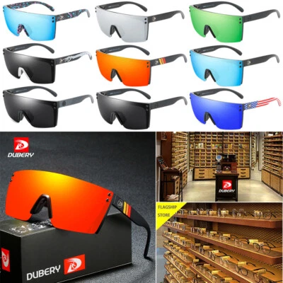 $4.99 • Buy DUBERY Oversized Square Sunglasses Women Fashion Flat Top Men Ladies Driving