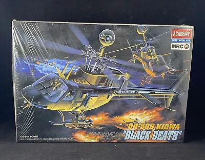 Academy 2195 1/35 Scale OH-58D Kiowa Black Death Helicopter Plastic Model Kit • $39.99