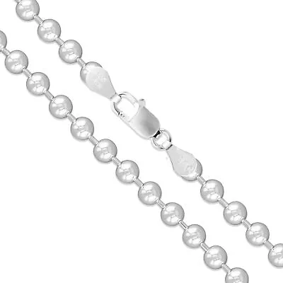 Sterling Silver Italian Ball Bead Chain 2.4mm 925 Italy New Dog Tag Necklace • $16.99