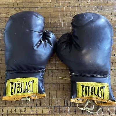 Vintage Everlast Boxing Gloves 2926 Lace Up Brown Leather MADE IN USA • $9.99