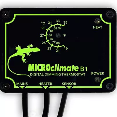 £53.01 • Buy Microclimate B1 Dimming Thermostat Vivarium Dimmer Stat Snake Lizard Dimmer