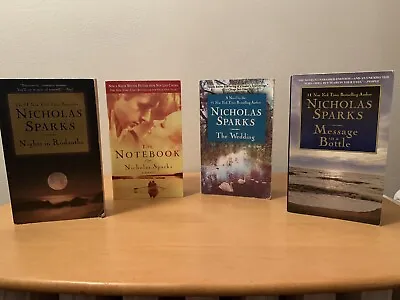Nicholas Sparks Book Lot: Notebook Wedding Message In A Bottle & Nights In  • $10