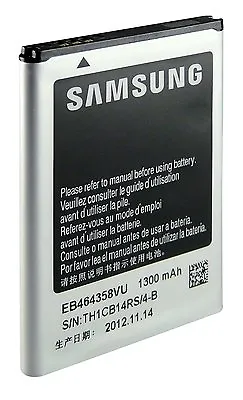 BATTERIE ORIGINAL SAMSUNG EB464358VU 1300mAh GALAXY S6102 Y DUOS GT-S6500 MINI 2 • £12.72