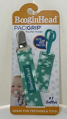 BooginHead PaciGrip Pacifier Clip And Green Pacifier Holder W/ Universal Loop • $5.88