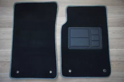 Car Floor Mats Custom Made Front Pair W/Grey Edging For Holden Commodore VE • $59