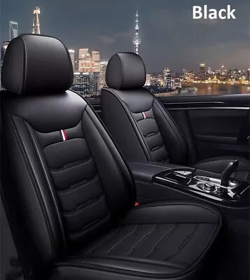 $58.50 • Buy For Volkswagen Car Seat Covers Full Set Front & Rear Cushion PU Leather New