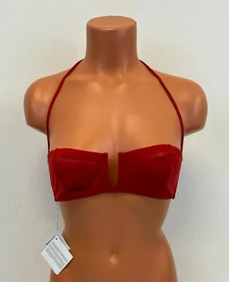 La Perla Women's Dunes Bandeau Bikini Top Red Size 8 - • $99.99