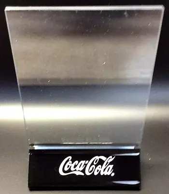 Coca-Cola Black Base Menu Stand/ Picture Holder Restaurant Ad Tent #253149 New • $9