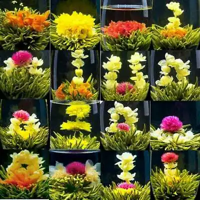 $11.99 • Buy 16 Types Handmade Blooming Flower Tea Blooming Tea Balls Flowering Tea 130g