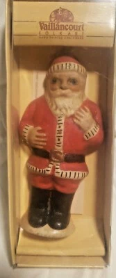 $18.78 • Buy Vaillancourt Chalkware Gorham Santa Ornament 1987 VFAC-51 Signed 