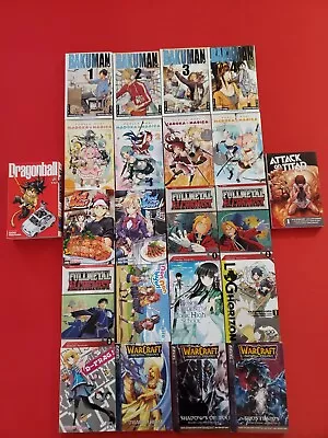 Lot Of 22 Manga English Various Titles(See Description) • $40