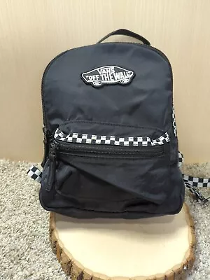 Vans Off The Wall Mini Backpack Black White Checkered 11x9x4in • $14.99