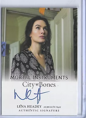 Mortal Instruments Autograph Card AI-LHI Lena Heady Jocelyn Fray Leaf Auto JSC • $49.99